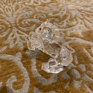 Swarovski Crystal Vintage Rearing White Stallion